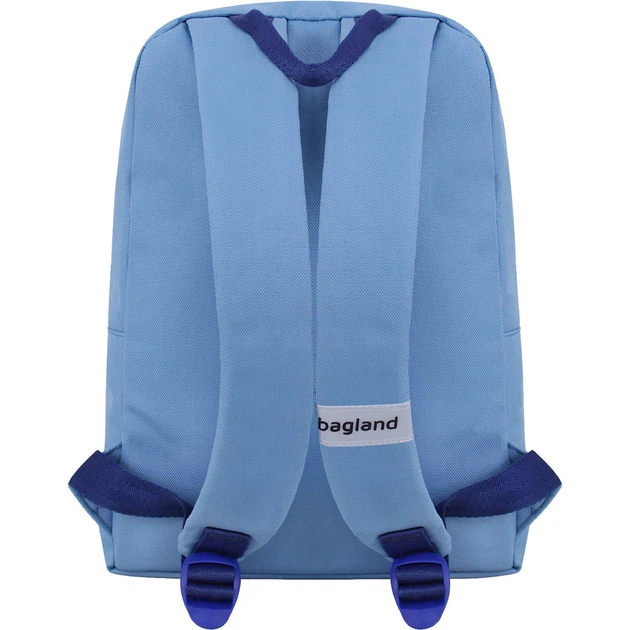 Молодежный mini рюкзак без узоров Bagland текстильный 8 л голубой - Фото 3 Молодежный mini рюкзак без узоров Bagland текстильный 8 л голубой - изображение 3