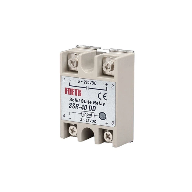 Твердотинне реле однофазне Fotek SSR-40DD 40А DC-DC White - Фото 3 Твердотинне реле однофазне Fotek SSR-40DD 40А DC-DC White - зображення 3