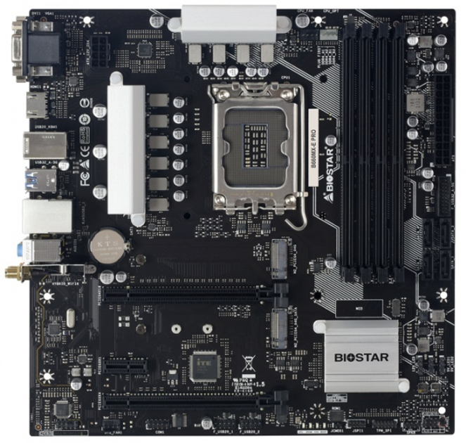 Материнская плата Biostar b660mx-e pro (s-1700, b660, ddr4) – фото ...