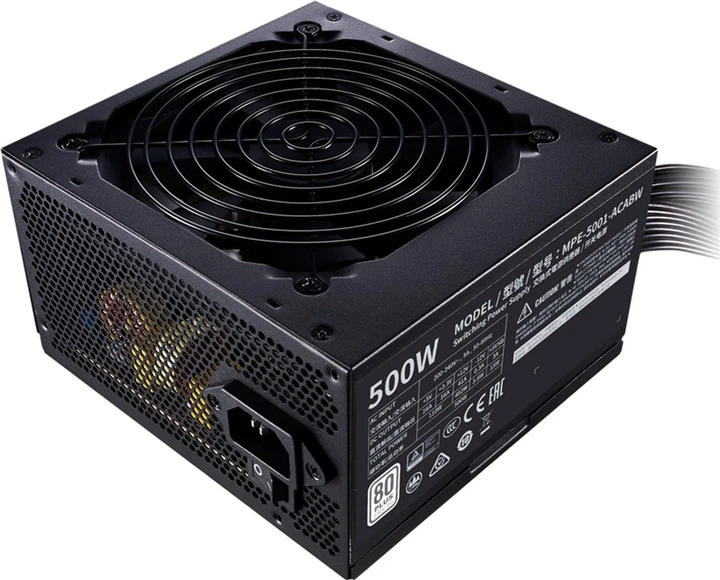 Блок живлення Cooler Master MWE 500 White 230V - V2 (MPE-5001-ACABW-EU) - зображення 2