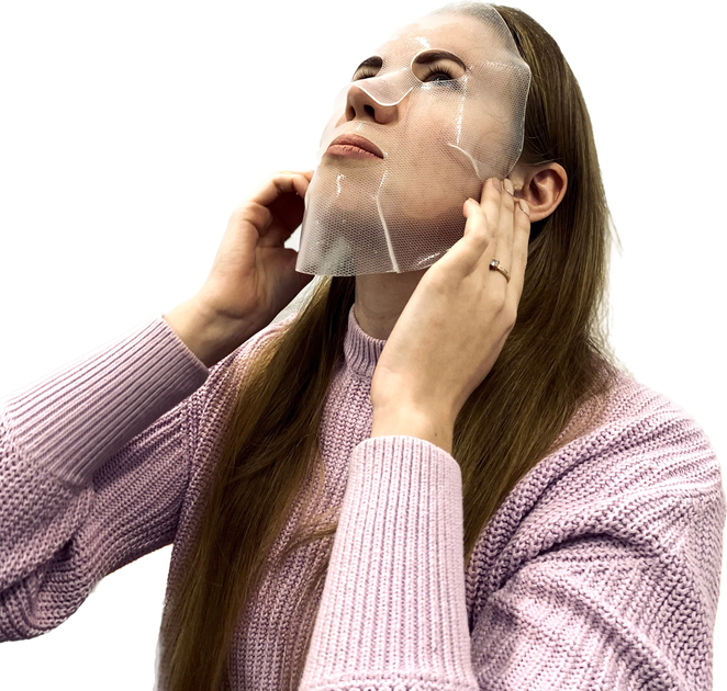 Повязка гидрогелевая медицинская стерильная Арма-Гель+ Противоожоговая маска на лицо 2 мм армированная сеткой (606138) - изображение 2