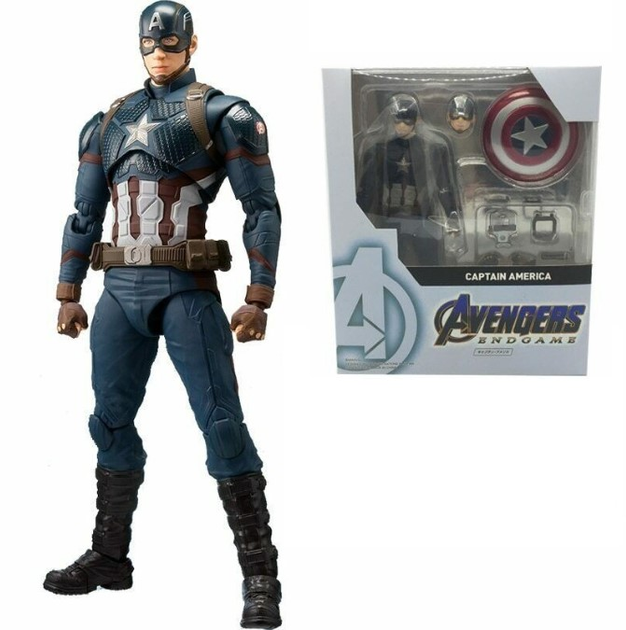 Фигурки героев Marvel Мстители финал Капитан Америка супер герой 15см ...