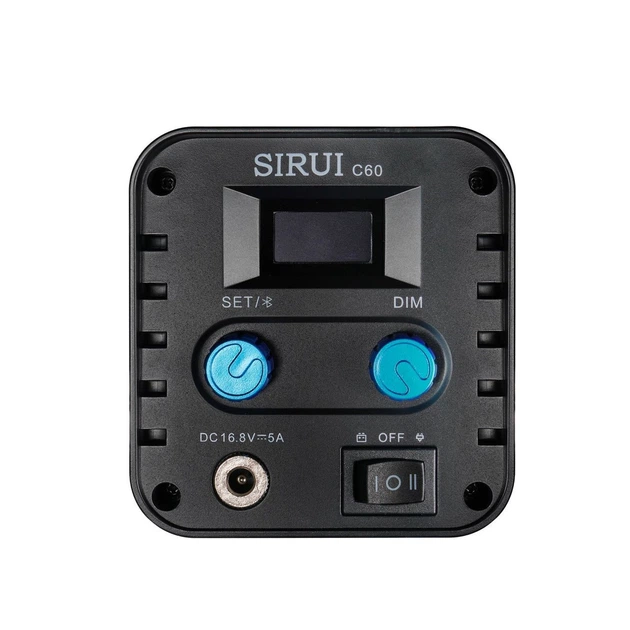 Безшумний портативний світлодіодний точковий світильник SIRUI C60 LED 60W для фото, відео зйомки (780429) - зображення 3