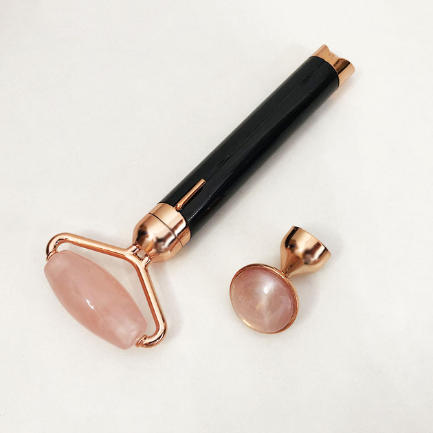 Массажер ролик электрический для лица Facial Roller Massager. Цвет: черный - изображение 2