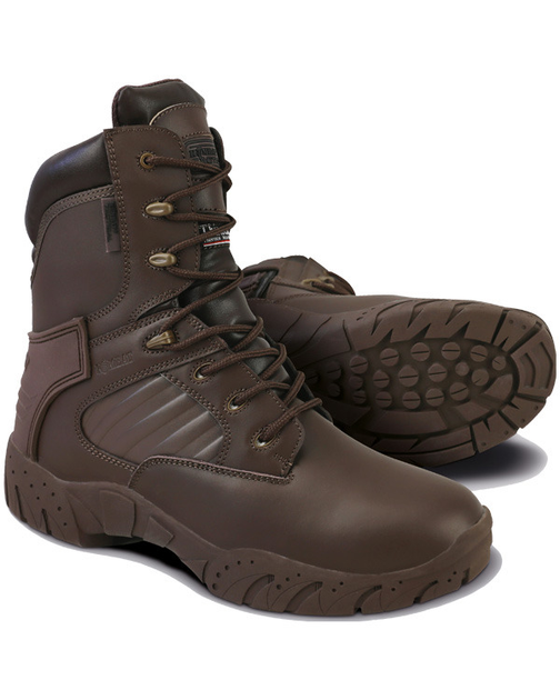 Черевики військові тактичні шкіряні Kombat UK ЗСУ (ВСУ) Tactical Pro Boots All Leather 40 коричневий (OPT-41091) - зображення 1