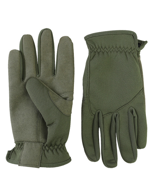Тактические военные перчатки KOMBAT UK защитные перчатки L оливковый (OPT-7461) - изображение 2
