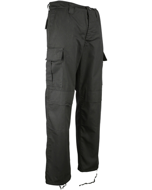 Тактические штаны военные KOMBAT UK армейские мужские ВСУ M65 Ripstop Trousers 40 черный (OPT-12361) - изображение 1