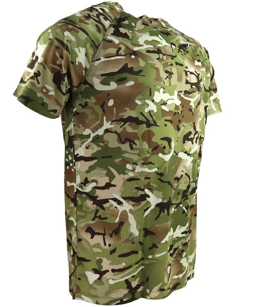 Мужская военная тактическая футболка ВСУ KOMBAT UK Operators Mesh T-Shirt XL мультикам (OPT-6711) - изображение 1