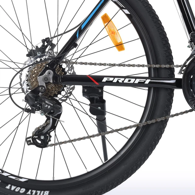 Велосипед "EVEREST" PROF1 G275EVEREST A275.127,5 д. Алюм.рама 19", SHIMANO 21SP, алюм.DB, CS TZ500, черный - изображение 6