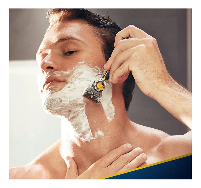 Кассеты для бритья сменные катриджи Gillette Fusion ProShield 5 лезвий 3 штуки в наборе - изображение 7