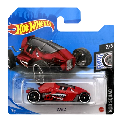 Машинка Базовая Hot Wheels 2 Jet Z Rod Squad 1:64 GTC41 Red 1шт
