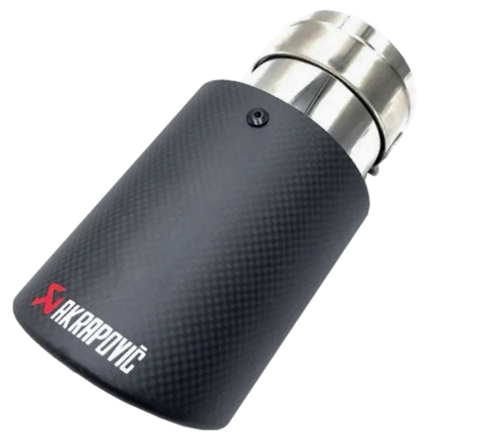 Насадка глушителя Akrapovic Вход 63 мм Выход 76 мм Акрапович – низкие ...