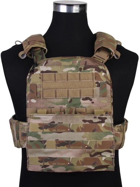 Плитоноска модульная Emerson AVS Tactical Vest Мультикамуфляж (EM7397) - изображение 1