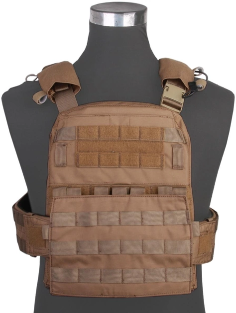 Плитоноска модульна Emerson AVS Tactical Vest Койот (EM7397CB) - зображення 1