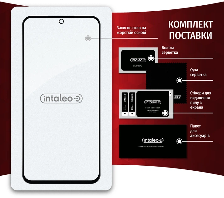 Захисне скло для смартфона Samsung Galaxy A54 5G/A54 Intaleo 9H 3D Black (1283126559891) - зображення 8