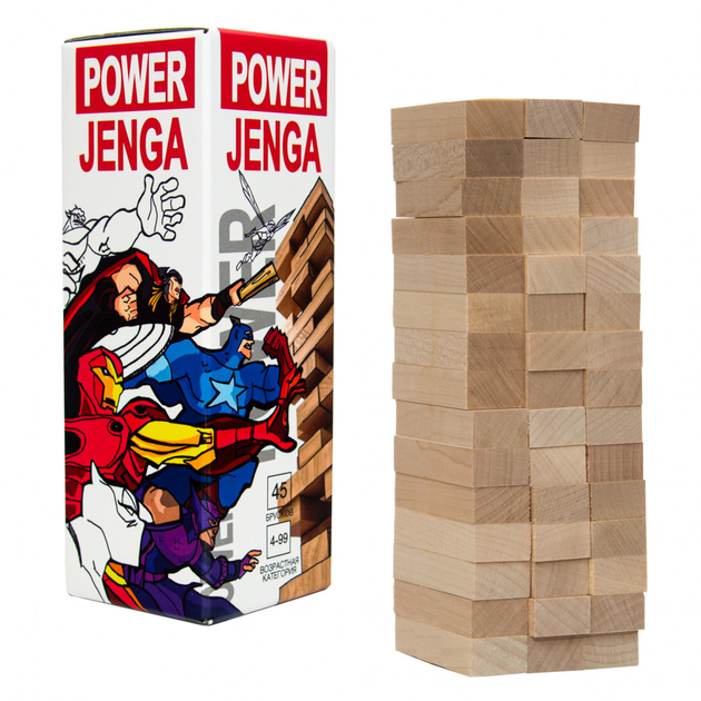 Настольная игра "Power Jenga" Strateg PL 32104 – фото, отзывы ...