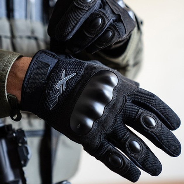 Тактические перчатки Wiley X Durtac SmartTouch - Черные - Размер L - изображение 2