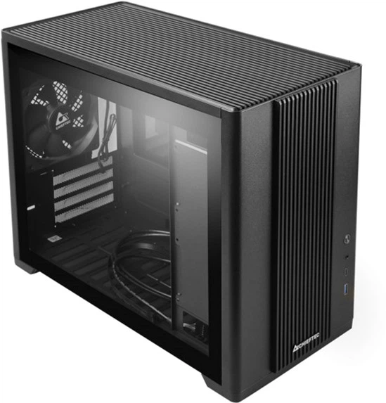Корпус Chieftec UNI BX-10B-OP mATX, без БЖ, Black - зображення 3