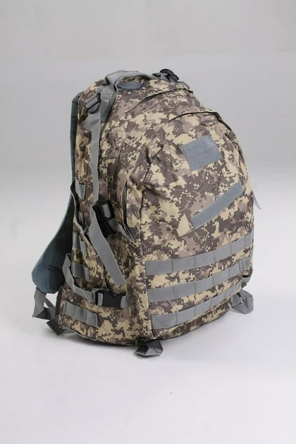 Тактический штурмовой военный рюкзак Assault Belt M-11 Oxford 600D (с системой MOLLE) 40 литров Пиксель - изображение 2