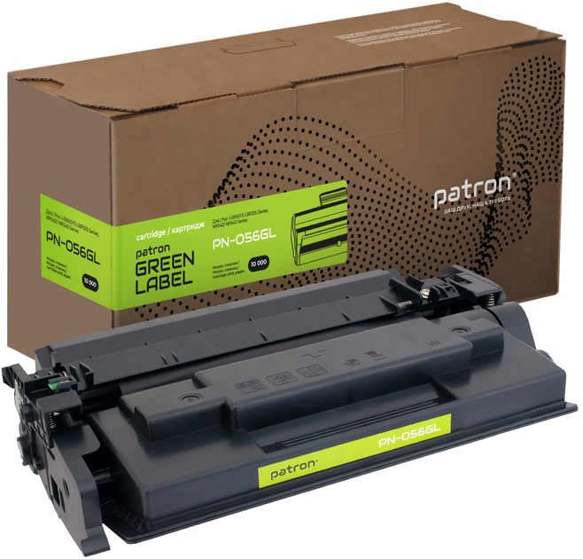 Картридж Patron Green Label совместимый аналог Canon 056 Black (PN ...