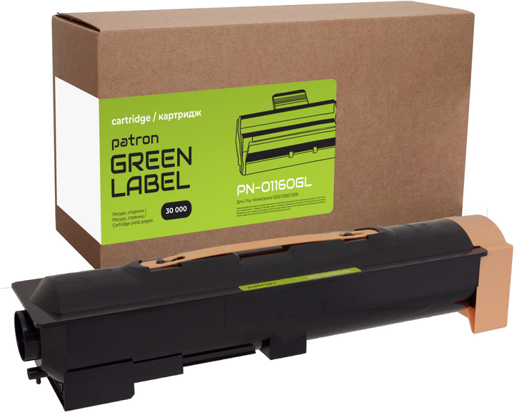 Тонер-картридж совместимый Patron Green Label для Xerox 006R01160 Black ...
