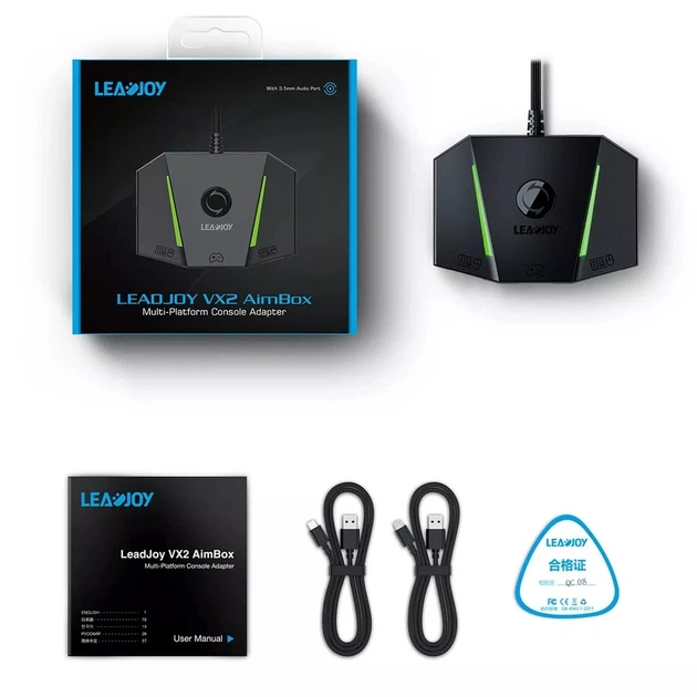 Адаптер-конвертер (HUB) LEADJOY VX AimBox для игровой клавиатуры и