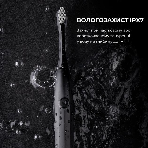 Електрична зубна щітка Oclean Endurance Electric Toothbrush Black - зображення 7