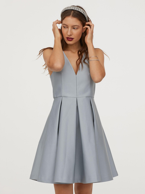 Сукня коротка літня жіноча H&M XAZ179211GFQA 38 Блакитна від Rozetka на платформі USKIDKA Акція на Сукня коротка літня жіноча H&M XAZ179211GFQA 38 Блакитна від Rozetka