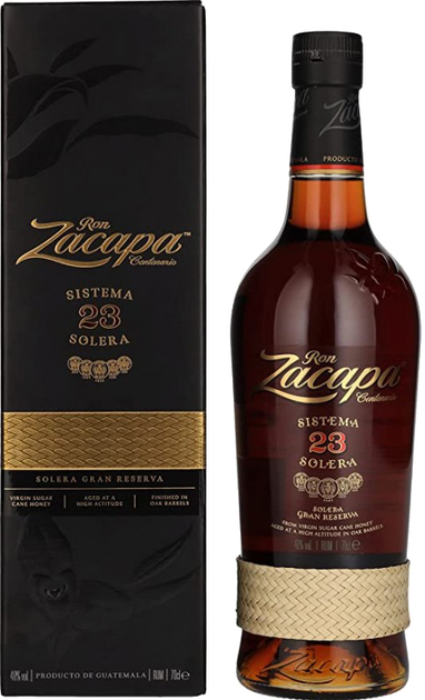 Ром Zacapa Cent от 6-ти до 23-х лет выдержки 1 л 40% в подарочной упаковке (7401005008603) - изображение 1