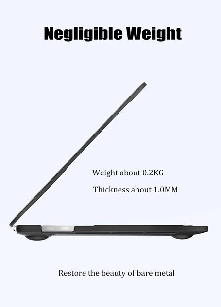 Чехол накладка для MacBook Pro 14.2" Zamax Soft Shield Protective Case - Black - изображение 4