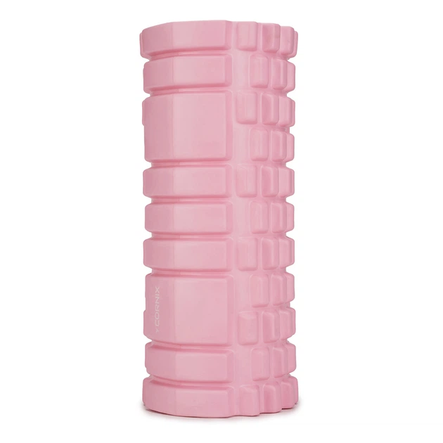 Ролик для масажу Cornix EVA 33 x 14 см валик ролер XR-0036 Light Pink - зображення 4