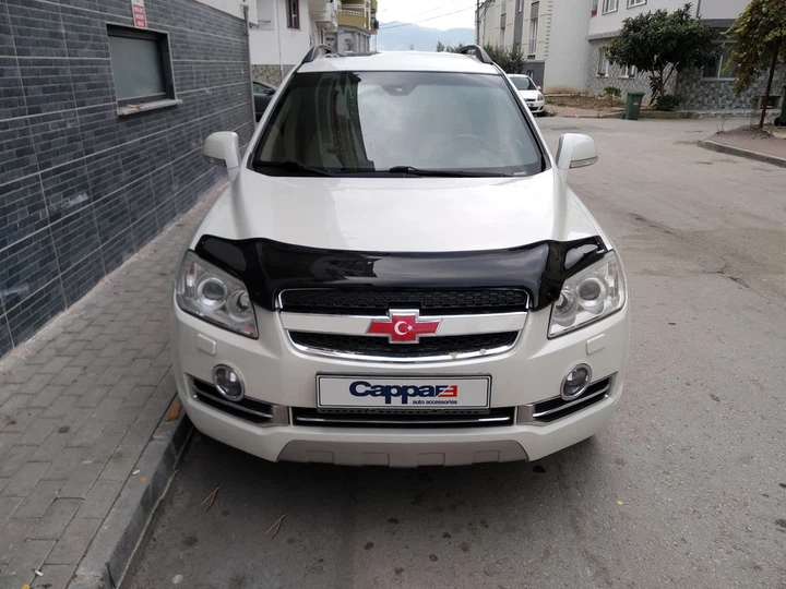 Chevrolet Captiva 2006-2011 Дефлектор капота EuroCap - изображение 6