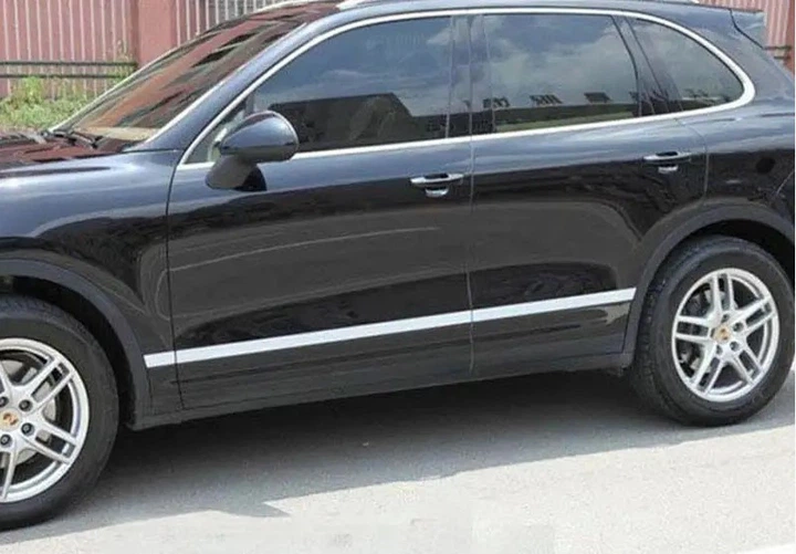 Дверные молдинги для Porsche Cayenne 2010-2017, 4 шт, пластик - изображение 3