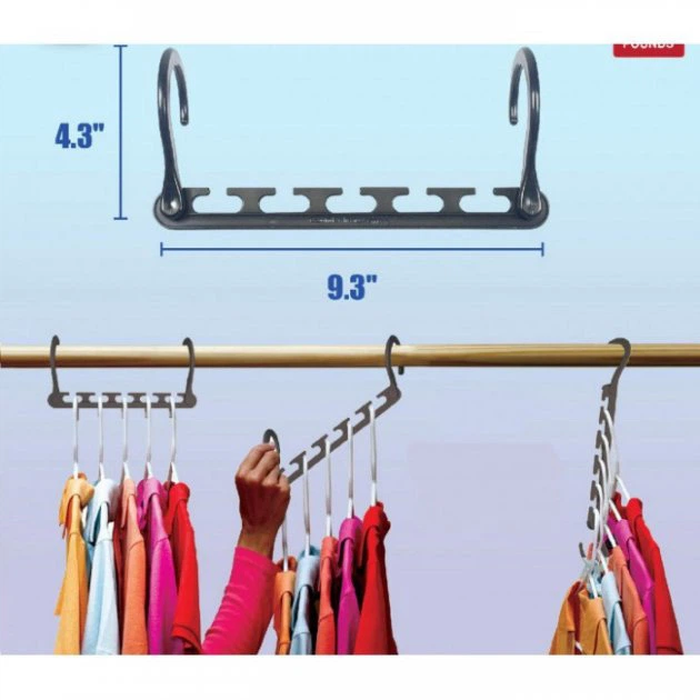 Универсальная вешалка для одежды Wonder Hanger Max белый - изображение 5