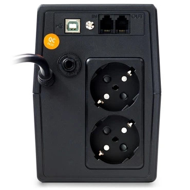 ИБП NJOY Horus Plus 600 (PWUP-LI060H1-AZ01B) Lin.int., AVR, 2 x евро, USB, LCD, пластик - изображение 5