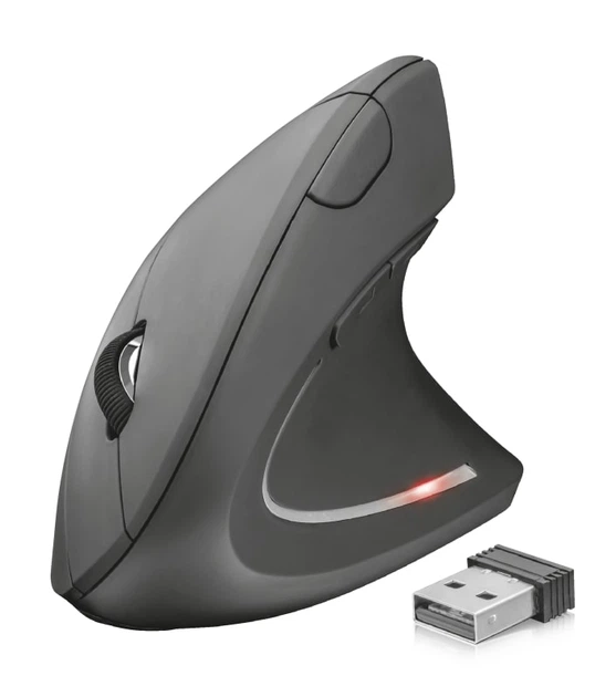 Миша Trust Verto Ergonomic, WL, чорний - изображение 3