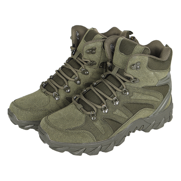 Ботинки тактические Lesko GZ702 Green р.41 военная обувь на шнуровке демисезон taktical (OR.M_42414) - изображение 1