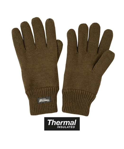 Рукавиці тактичні зимові рукавички Kombat UK Thermal Gloves Uni оливковий TR_kb-tg-olgr (OR.M_E9AC7DBEF703) - зображення 1