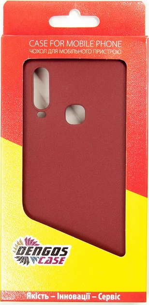 Чехол для смартфона Dengos Carbon для Vivo Y15 Red (DG-TPU-CRBN-97) - изображение 4