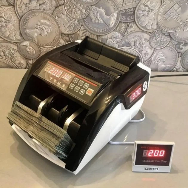 Счетная машинка для денег BILL COUNTER 206, машинка для подсчета и проверки купюр (206) - изображение 7