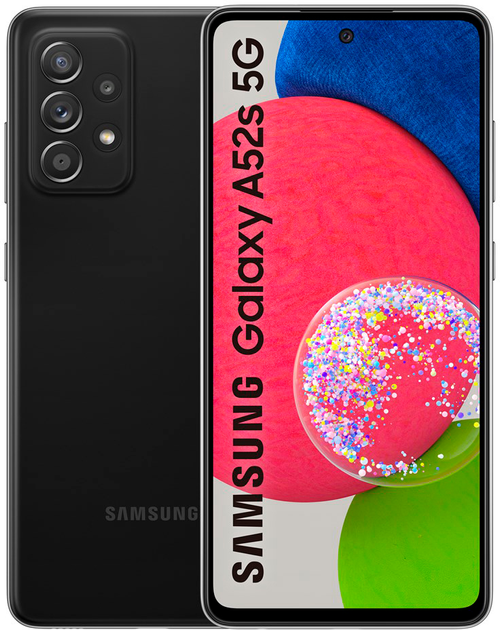 Smartfon Samsung Galaxy A52s 5G 6/128GB Black (SM-A528BZKCEUE) - obraz 1