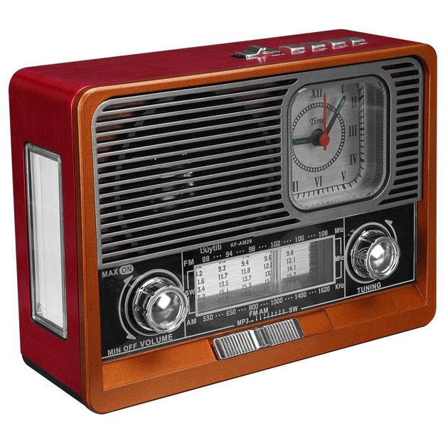 Радиоприемник Everton RT-330 FM/AM/SW Bluetooth/USB/SD с часами – фото ...