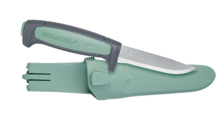 Ніж із нержавіючої сталі Morakniv Basic 546 Limited Edition 2022 (S) Helikon-Tex Grey/Green - зображення 1