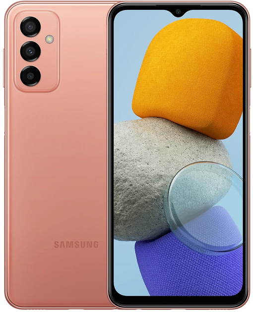 Smartfon Samsung Galaxy M23 5G 4/128 GB Pink Gold (TKOSA1SZA1059) - obraz 1