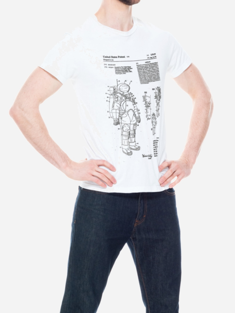 Футболка Trace of Space Suit patent TOSW10013 S Біла від Rozetka на платформі USKIDKA Акція на Футболка Trace of Space Suit patent TOSW10013 S Біла від Rozetka