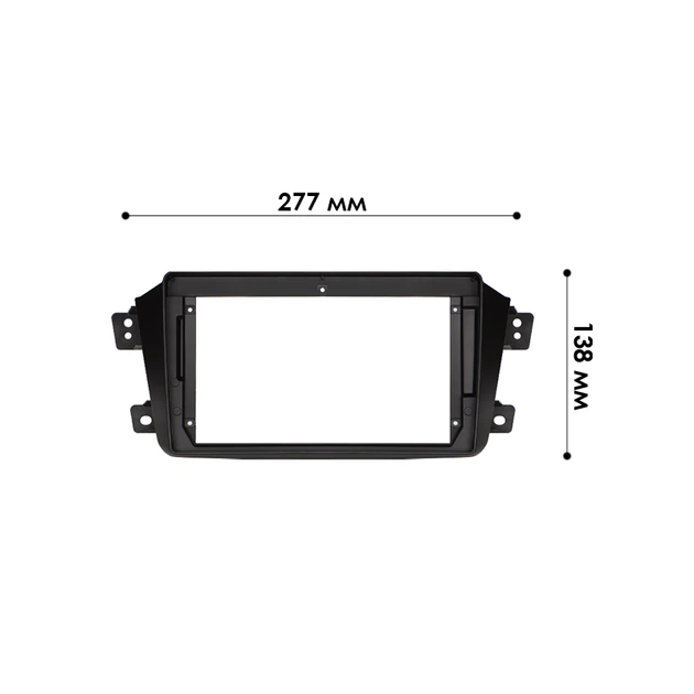 Рамка переходная Lesko для Geely Emgrand GX7 EX7 X7 2013-2017 (7259) 9" - изображение 4