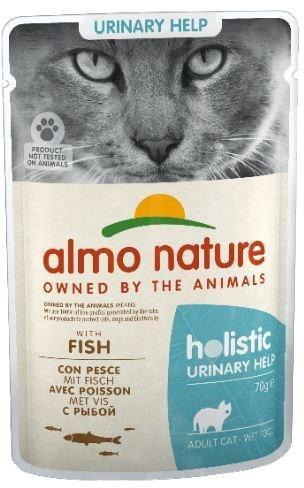 Вологий корм для котів Almo Nature Urinary Support з рибою 70 г (8001154126587) - зображення 1