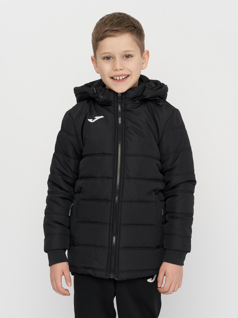 Акція на Підліткова зимова куртка для хлопчика Joma Urban IV 102258.100 153-164 см XS Чорна від Rozetka