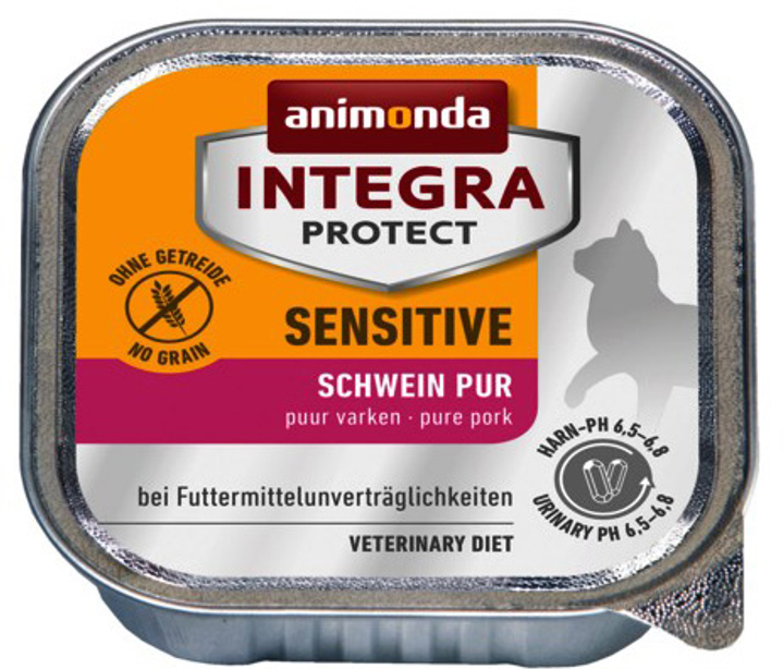 Mokra karma dla kotów Animonda Integra Sensitive wieprzowina 100 g (4017721866965) - obraz 1