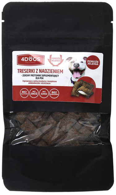 Sucha karma dla psów 4Dogs Treserki (bez suplem) 60 g (5904181401012) - obraz 1